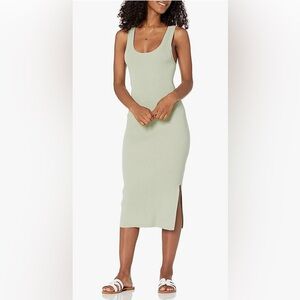 Sage midi dress